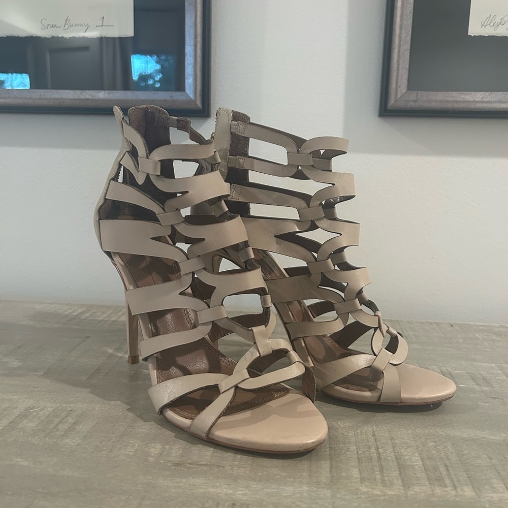 BCBG Tan Pumps
